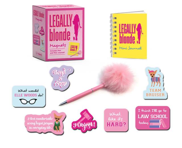 Legally Blonde Magnets: Includes Pen and Mini Journal!