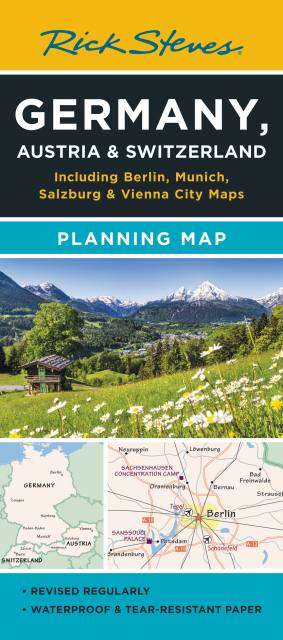 Rick Steves Germany, Austria & Switzerland Planning Map
